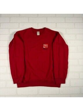 Uniqlo UT X Coca Cola X Keith Haring Red Embroidered Sweatshirt Mens Size Small